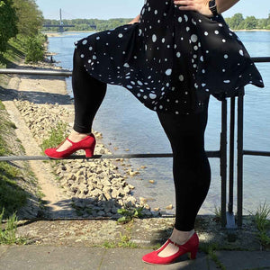 Leggings vs. fußlose Strumpfhosen