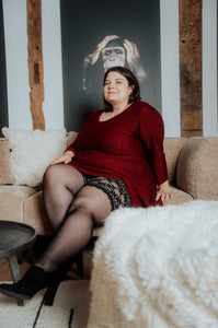 LEAD WITH LACE Overknee-Strümpfe
